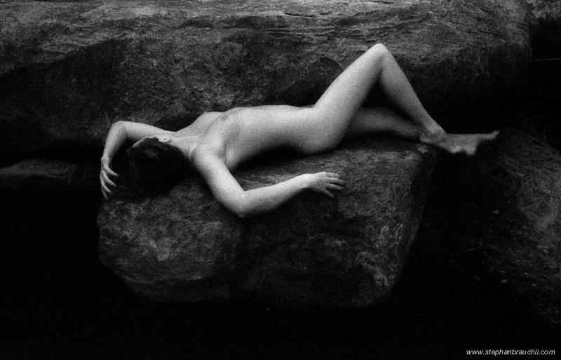 Siren's sleep - infrared nude photography