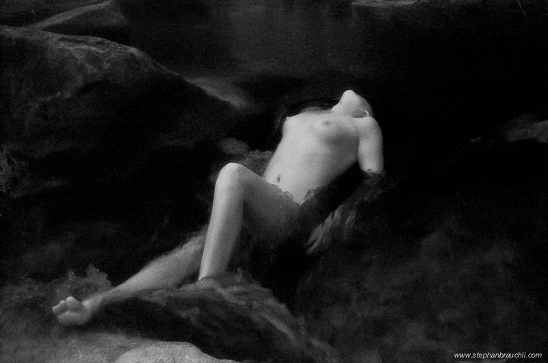 Neraid's repose - infrared nude photography